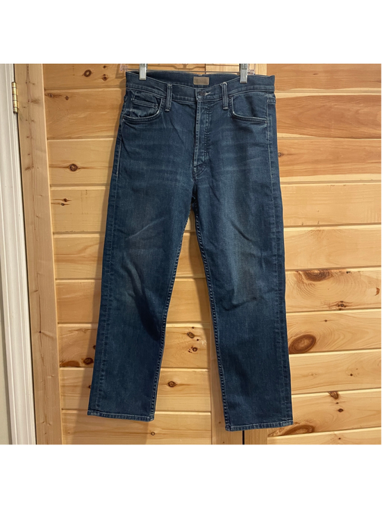 Mother Denim - Women's Mother The Tomcat Straight Leg Jeans in Blue, Size 30